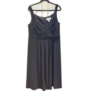 Jessica Howard Black Sleeveless Sequined Dress - Size 16